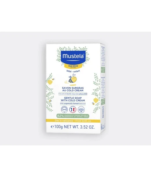 Mustela superfatted soap with Cold Cream and organic beeswax 100g