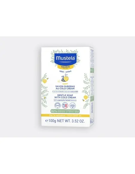 Mustela Savon surgras au Cold Cream à la cire d'abeille BIO