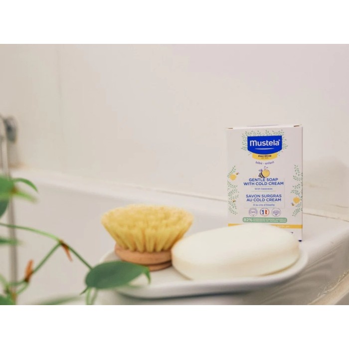 Mustela Savon surgras au Cold Cream à la cire d'abeille BIO 100g dans Cheveux & Corps chez Baby And Mom Maroc
