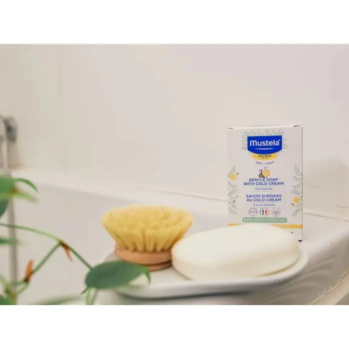 Mustela Savon surgras au Cold Cream à la cire d'abeille BIO