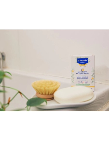 Mustela Savon surgras au Cold Cream à la cire d'abeille BIO 100g dans Cheveux & Corps chez Baby And Mom Maroc