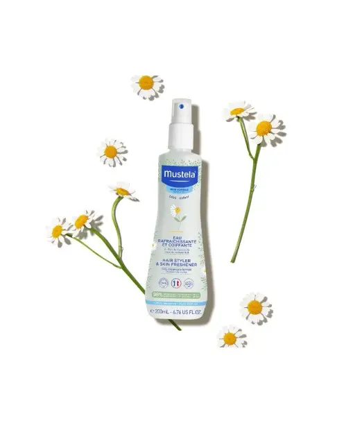 Mustela Eau rafraichissante et coiffante 200ml Eau / Lait de 2