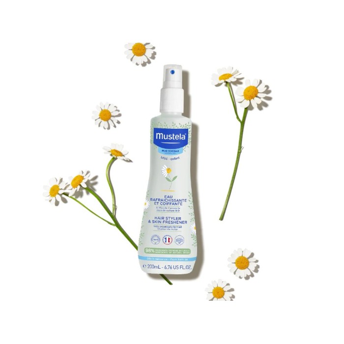 Mustela Eau rafraichissante et coiffante 200ml dans Eau / Lait de toilette chez Baby And Mom Maroc