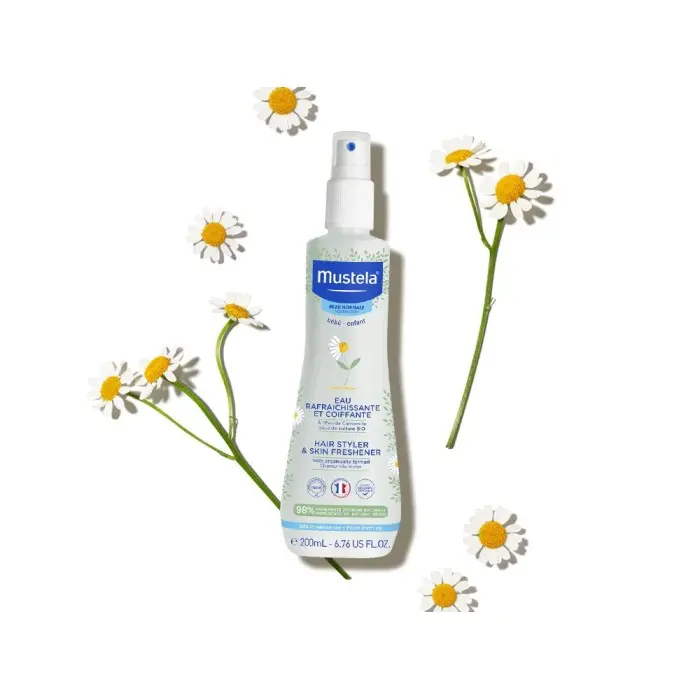 Mustela Eau rafraichissante et coiffante 200ml Eau / Lait de
