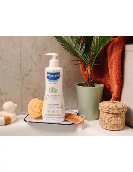 Mustela gentle cleansing gel with avocado for hair & body 500 ml — photo 3