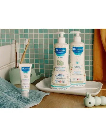 Mustela gentle cleansing gel with avocado for hair & body 500 ml — photo 4