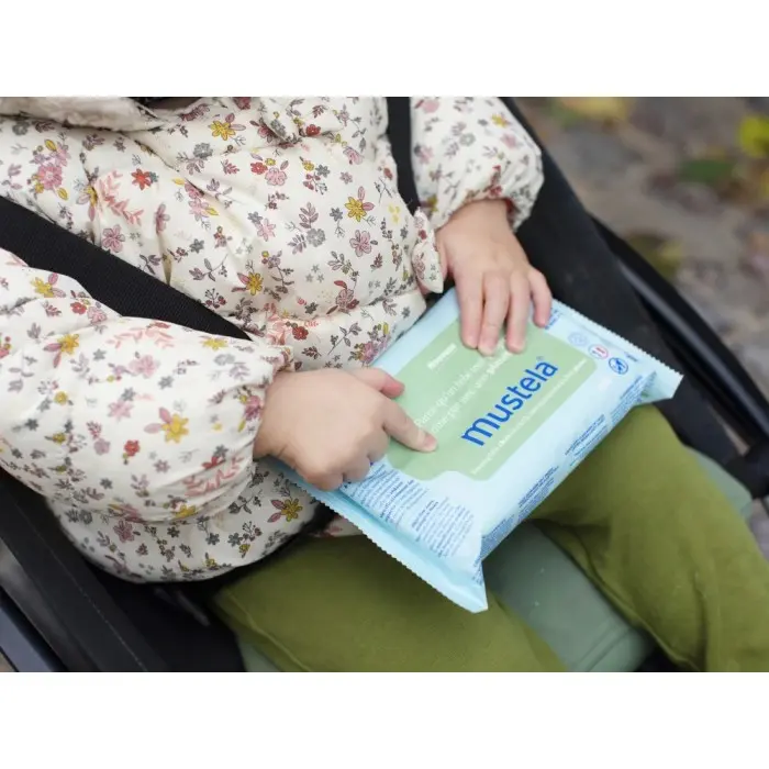 Mustela Lingettes nettoyantes à l'avocat BIO 60 unités