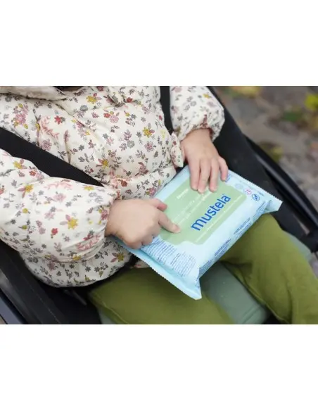 Mustela cleansing wipes with organic avocado 60 units — photo 3