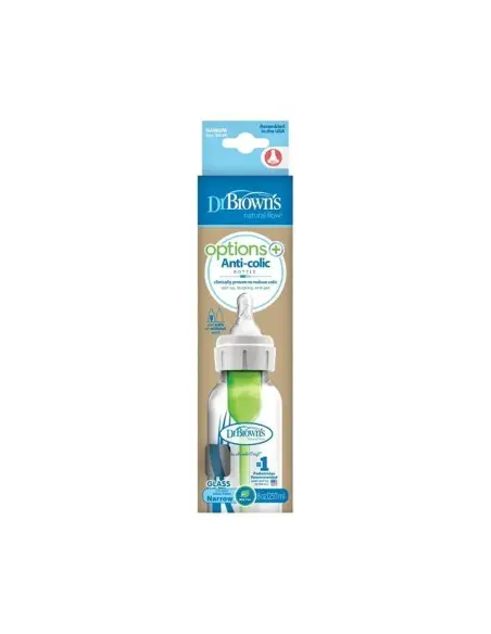 Dr Brown's Cole narrow glass baby bottle 250 ml