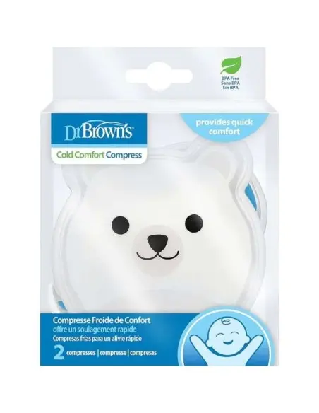 Dr Brown's Comfort cold compresses, 2, polar bear and whale