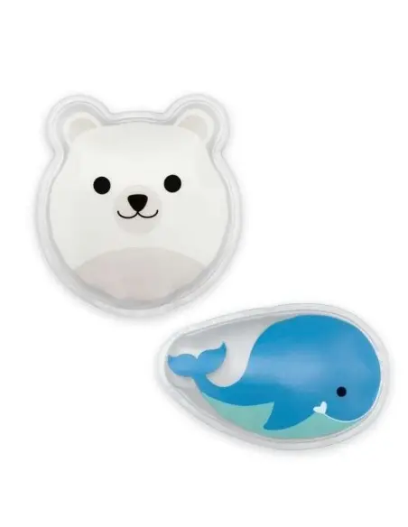 Dr Brown's Comfort cold compresses, 2, polar bear and whale — photo 2