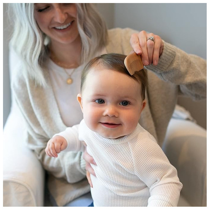 Dr Brown's Brosse + peigne doux en bois Accessoires de toilette