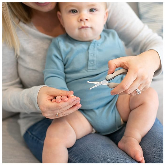 Dr Brown's Ciseaux à ongles Safe Squeeze avec étui de sécurité