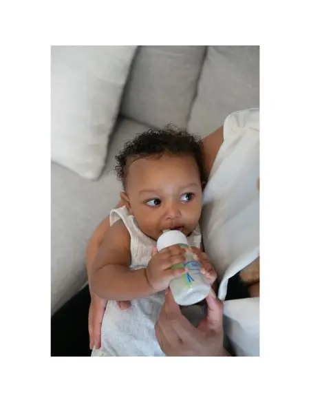Dr Brown's Pack of 2 anti-colic narrow-neck baby bottles 60 ml with premature nipple — photo 3
