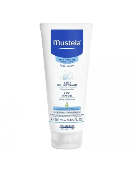 Gel nettoyant 2en1 Cheveux & Corps Mustela 200ml