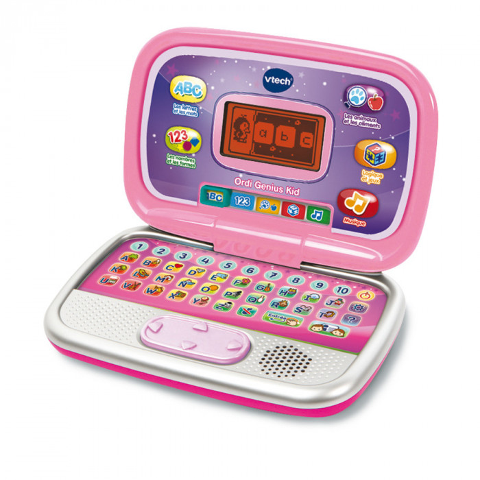 Vtech Ordinateur Genius Kid 3 - 7ans Rose 3 - 5 ans - Vtech
