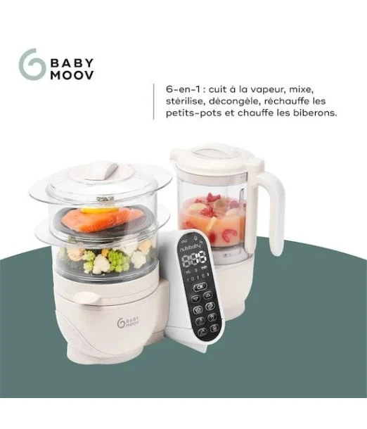 Babymoov Nutribaby (+) multifunction baby food maker Mineral beige 2