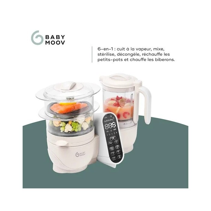 Babymoov Nutribaby (+) Robot Cuiseur Multifonctions Mineral