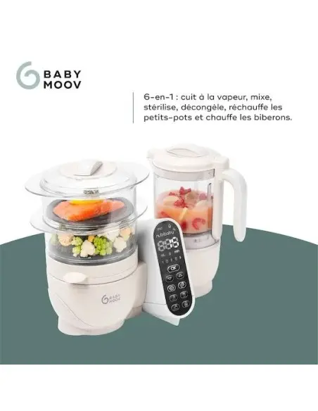 Babymoov Nutribaby (+) multifunction baby food maker Mineral beige — photo 2