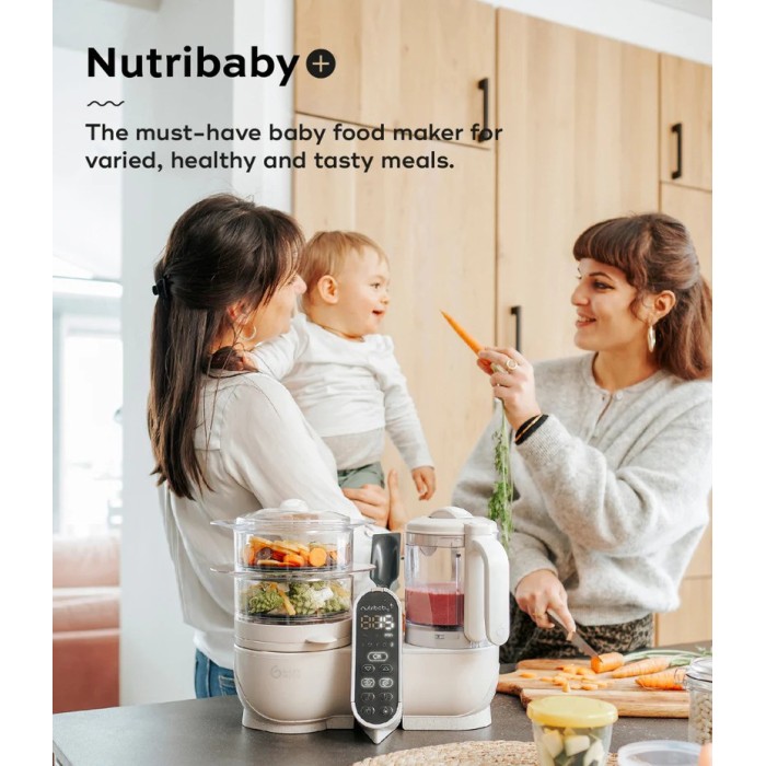 Babymoov Nutribaby (+) Robot Cuiseur Multifonctions Mineral