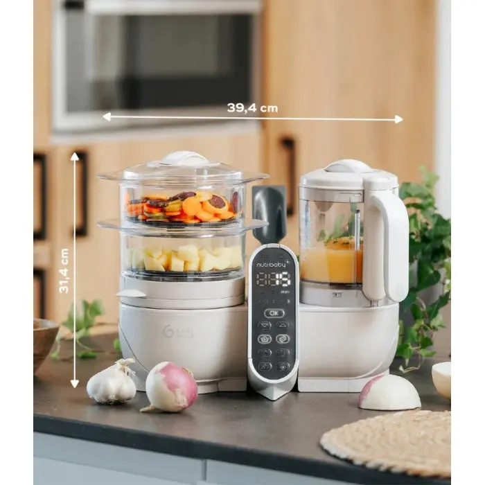 Babymoov Nutribaby (+) Robot Cuiseur Multifonctions Mineral
