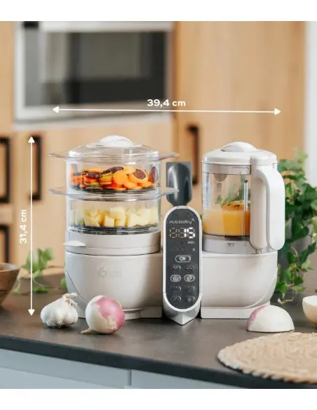 Babymoov Nutribaby (+) multifunction baby food maker Mineral beige — photo 7