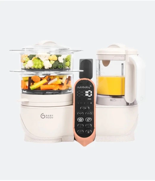 Babymoov Nutribaby (+) multifunction baby food maker Mineral beige