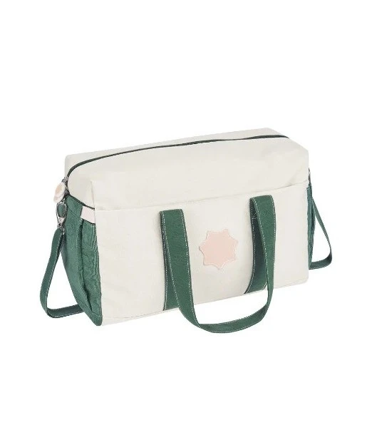 Badabulle bowling diaper bag green
