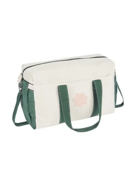Badabulle bowling diaper bag green