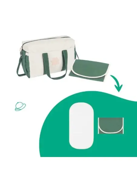 Badabulle bowling diaper bag green — photo 2