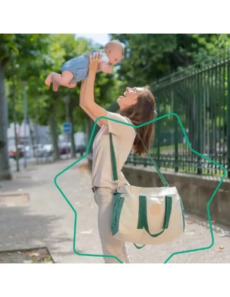 Badabulle bowling diaper bag green — photo 4