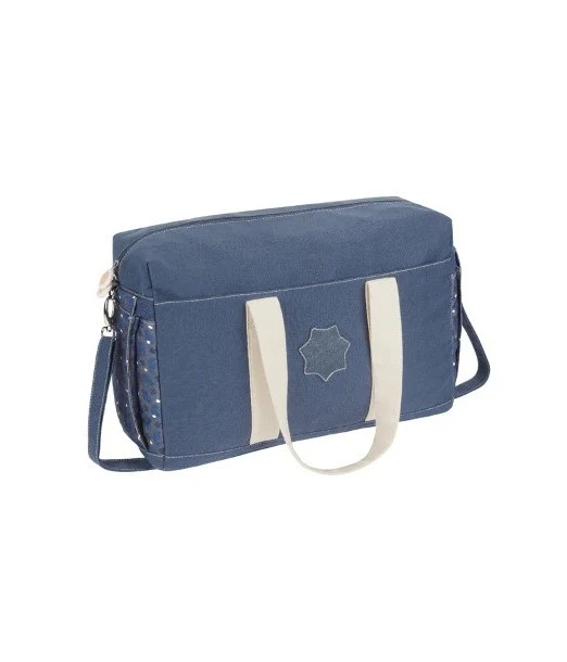 Badabulle bowling diaper bag blue