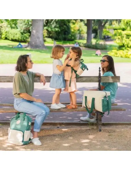 Badabulle diaper backpack green — photo 2
