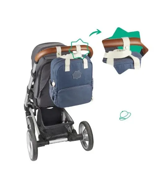 Badabulle Sac à Dos à Langer Bleu Sac à dos - Badabulle Maroc 2