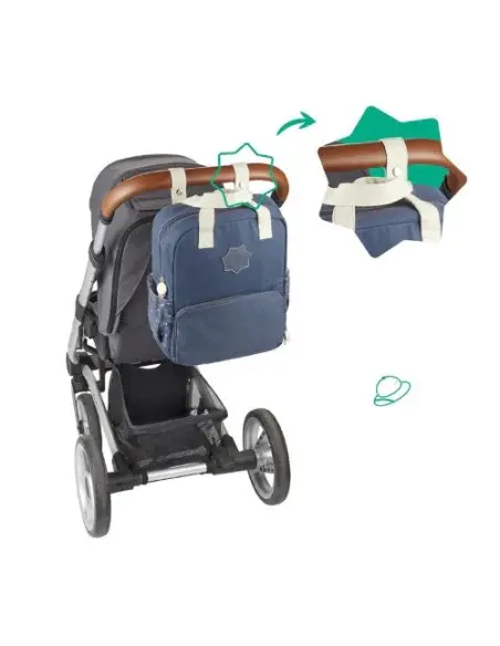 Badabulle diaper backpack blue — photo 2