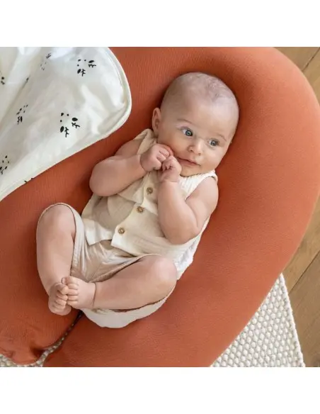 Doomoo Coussin de Grossesse et d'allaitement Buddy Terracotta