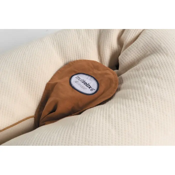Candide Coussin Multirelax Jersey 3en1 matelassé - Coton Ecru