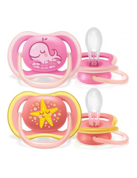 Sucette Avent Natural Ultra Air 6-18mois Sea dans Sucettes chez Baby And Mom Maroc