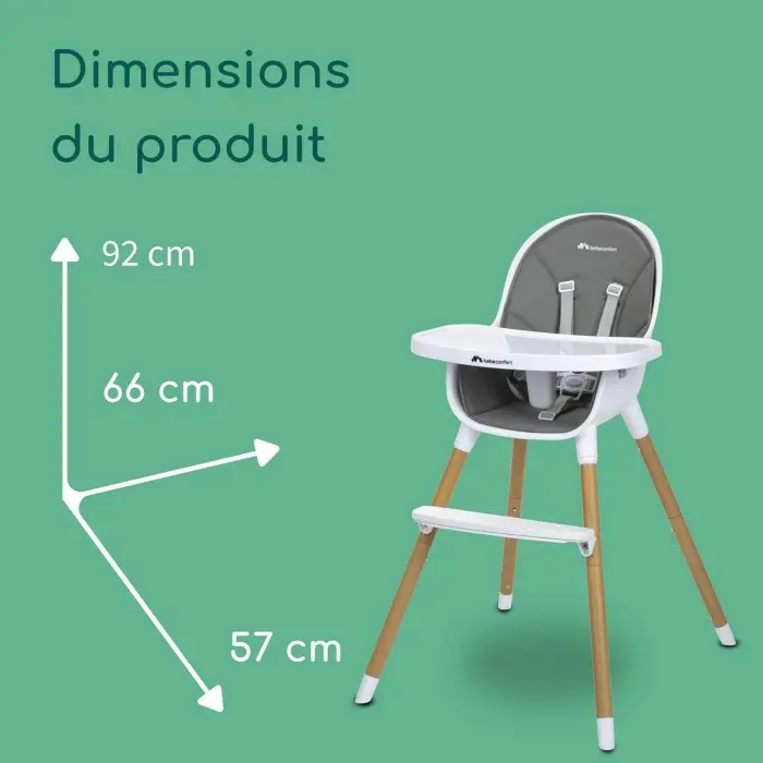 Chaise Haute Avista Warm Gris Bébé Confort Chaise haute - Bébé