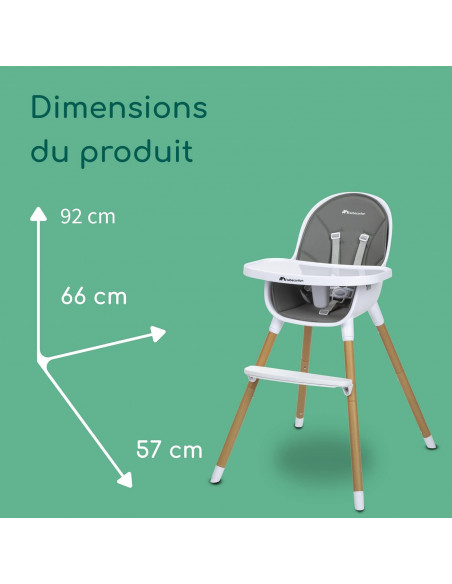 Chaise Haute Avista Warm Gris Bébé Confort Chaise haute - Bébé