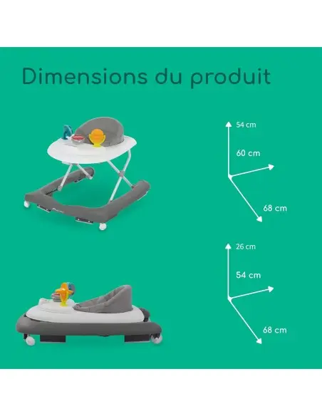 Bébé Confort baby walker Grey Mist from 6 to 18 months — photo 7