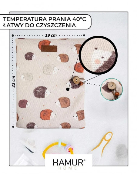 Organisateur des Essentiels pour Bébé Hérisson Kit à langer - 