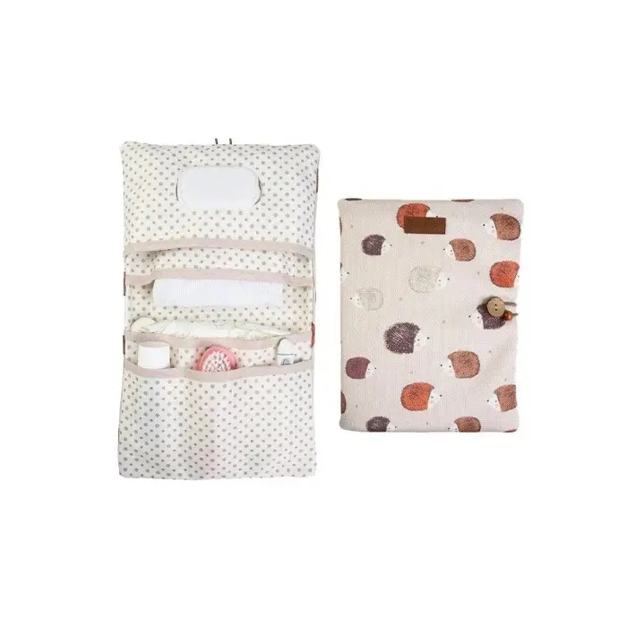 Organisateur des Essentiels pour Bébé Hérisson Kit à langer - 