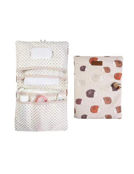 Organisateur des Essentiels pour Bébé Hérisson Kit à langer - 