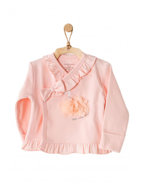 Coffret naissance 100% coton 5 pièces Flamant Rose Coffret