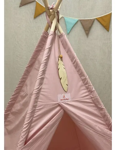 Minitribe Tente Tipi avec tapis matelassé – Rose Déco chambre