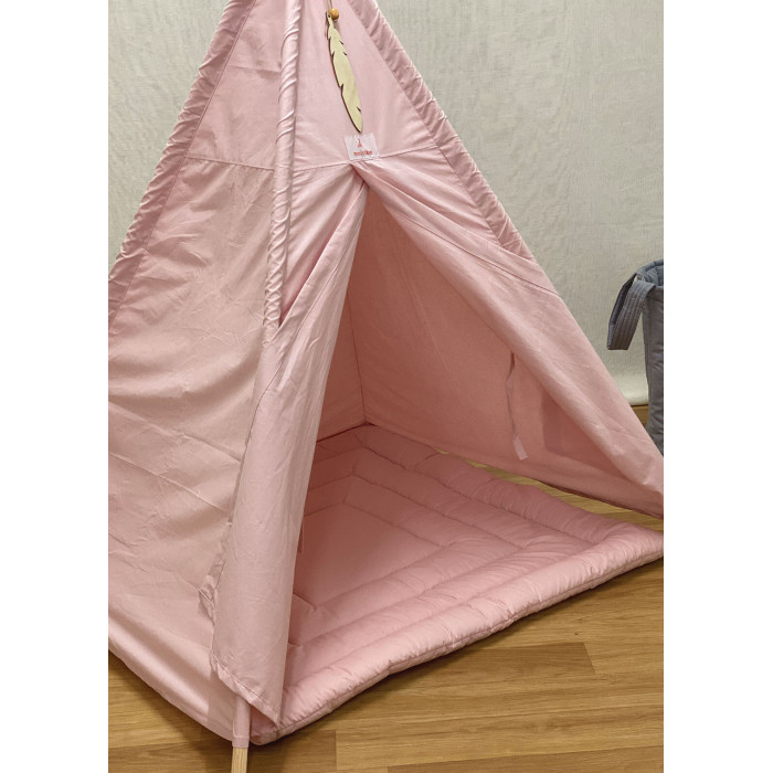 Minitribe Tente Tipi avec tapis matelassé – Rose dans Déco chambre bébé chez Baby And Mom Maroc