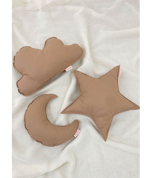 Lot de 3 Coussins Terracota Minitribe au Maroc - Baby And Mom