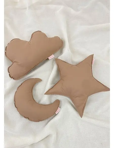 Minitribe Lot de 3 Coussins - Terracota Déco chambre bébé -