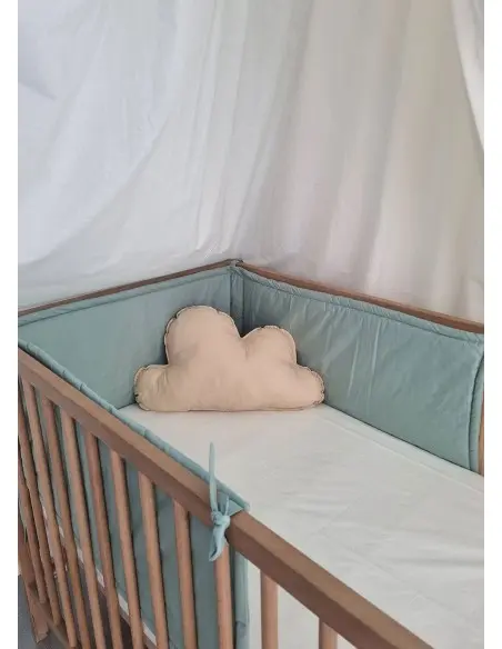 Minitribe crib bumper — Pastel green